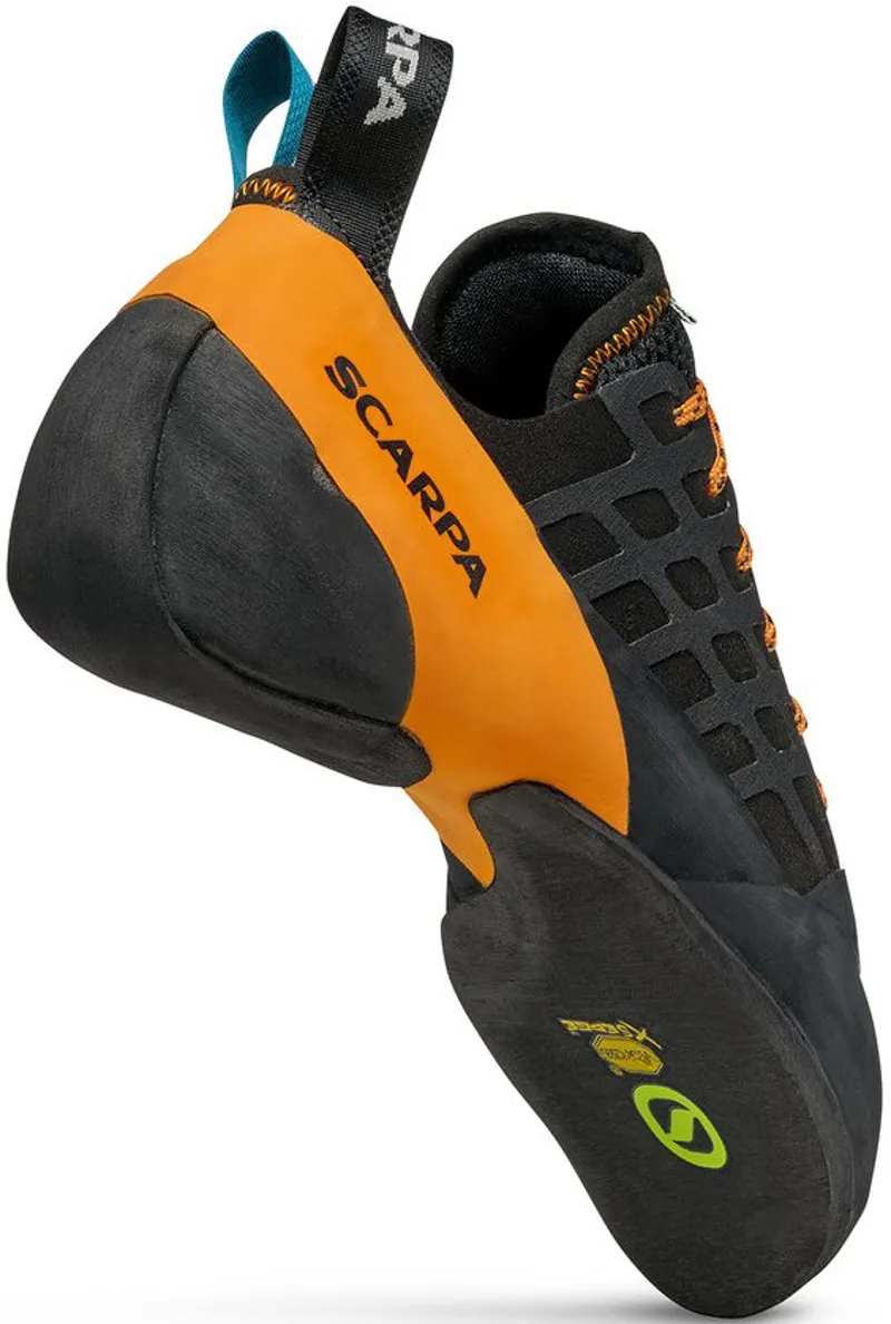 Scarpa Instinct Lace Climbing Shoes - Black-Orange-5